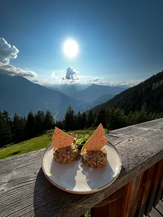 Essen am Tisch